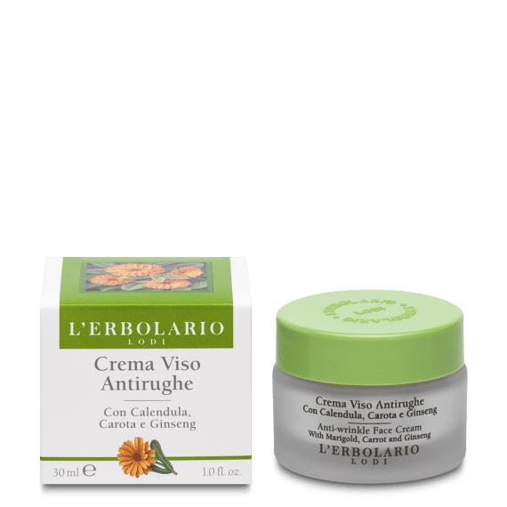 Crema antirughe calendula, carota e ginseng