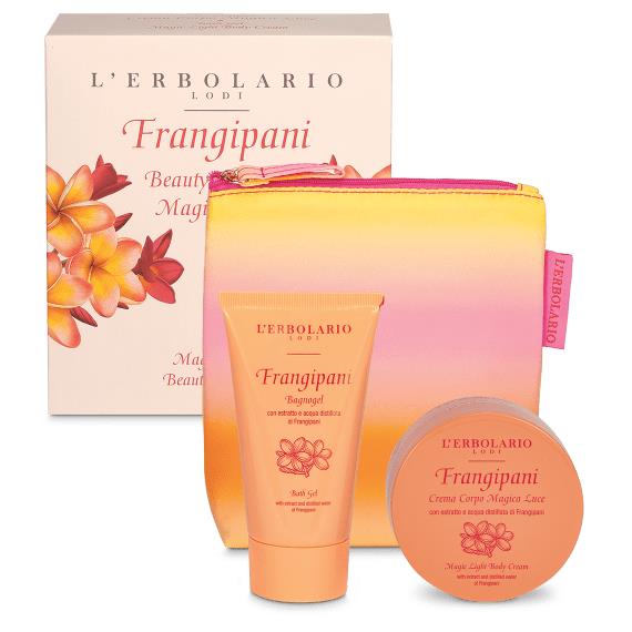 Frangipani Beauty Pochette Magica Luce: Bagnogel 75 ml e Crema Corpo 75 ml - Ed.Lim 1 pz