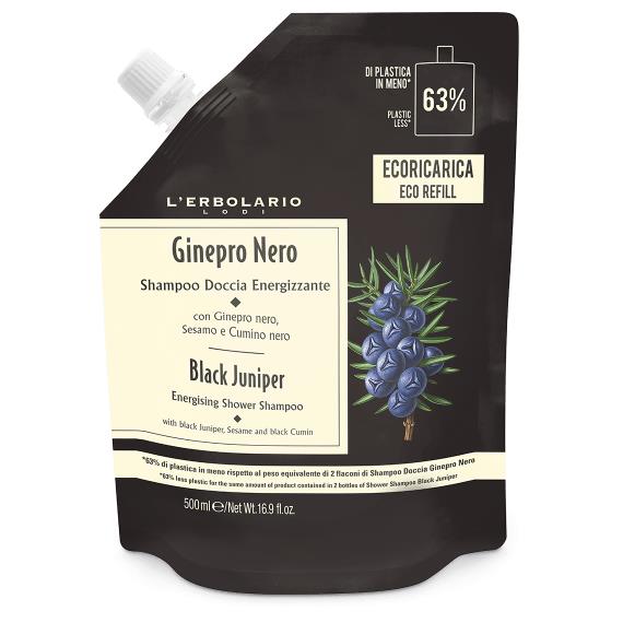 Ginepro Nero Bagnoschiuma Ecoricarica 500 ml
