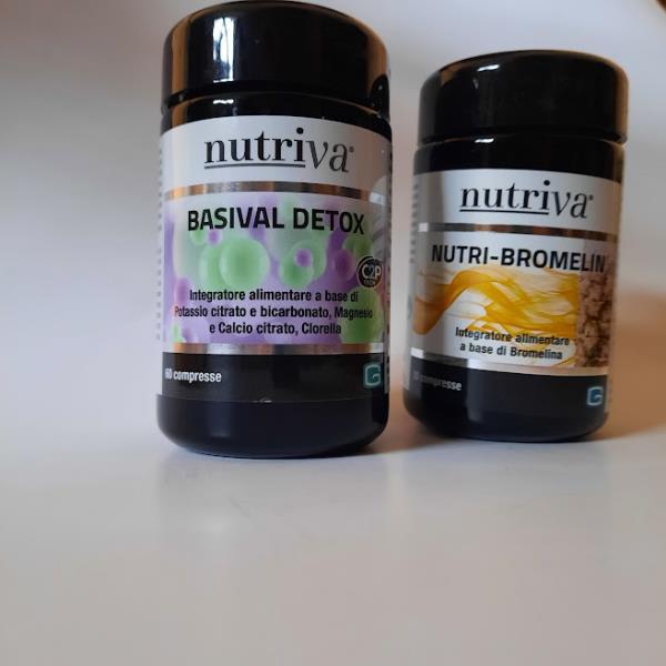 Kit Contrasta il gonfiore Basival Detox+ Nutri-Bromelin